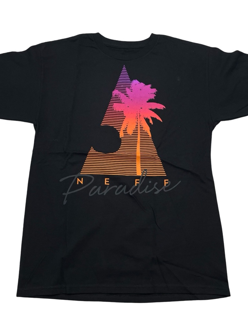 NEFF Paradise Palm Tree Size M Black Tee (Retail $22)